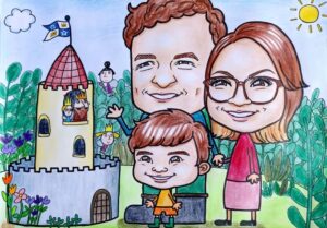 ben holly little kingdom family portrait
